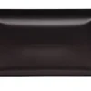 Assiette plate carré noir grès émaillé 26x26 cm Bazik Noir - Aucune Best