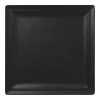 RAK Assiette plate carré noir porcelaine vitrifiée 30,3x30,3 cm Neo Fusion Clearance