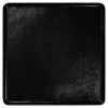 Assiette plate carré noir porcelaine 32x32 cm Fractal - RAK Best