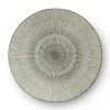 MEDARD DE NOBLAT Assiette plate coupe rond beige grès émaillé Ø 27 cm Hypnose Hot