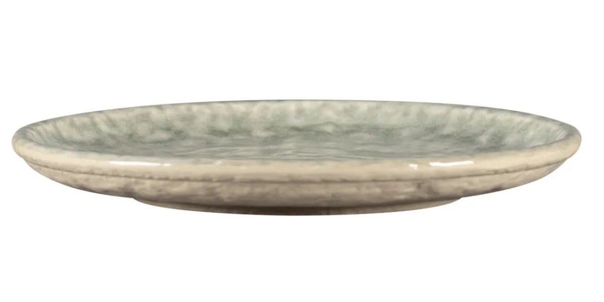 RAK Assiette plate coupe rond céladon porcelaine vitrifiée Ø 15 cm Krush Clearance