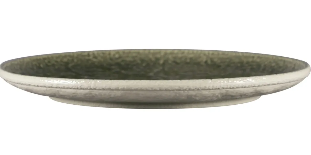 Assiette plate coupe rond steel porcelaine vitrifiée Ø 30,1 cm Krush - RAK Sale