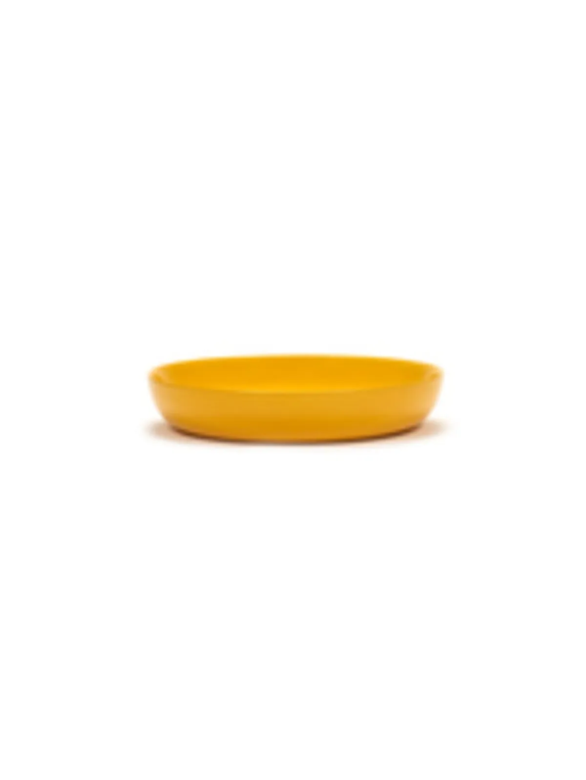 Assiette plate coupe rond sunny yellow - points noirs grès émaillé Ø 22 cm Feast By Ottolenghi - SERAX Sale