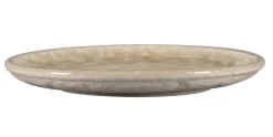 Assiette plate coupe rond vanilla porcelaine vitrifiée Ø 15 cm Krush - RAK