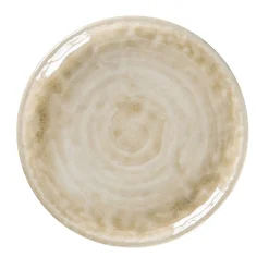 Assiette plate coupe rond vanilla porcelaine vitrifiée Ø 15 cm Krush - RAK