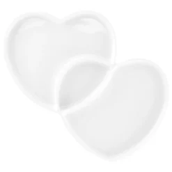 RAK Assiette plate double blanc porcelaine 29x26,4 cm  Cliché Online