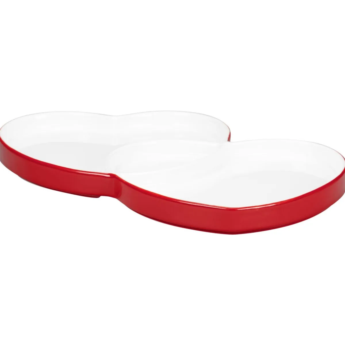Assiette plate double blanc porcelaine 29x26,4 cm Cliché - RAK Sale