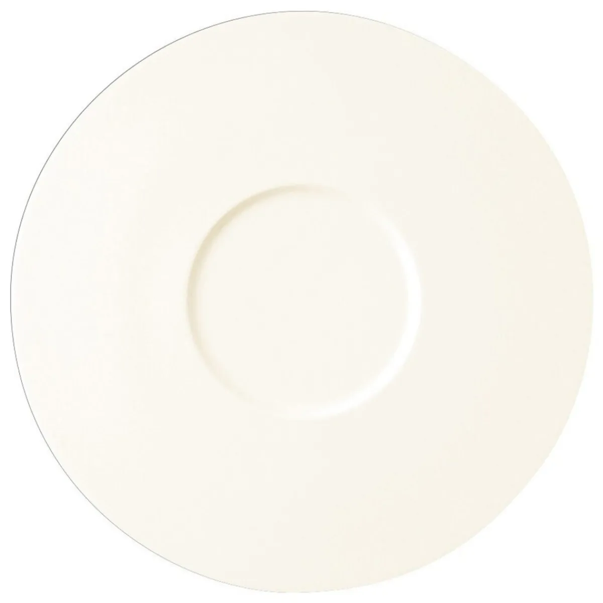 Assiette plate gourmet rond ivoire porcelaine vitrifiée Fine Dine - RAK Hot