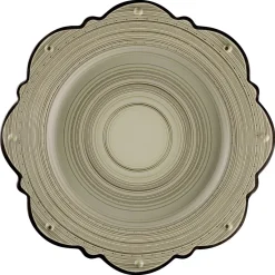 RAK Assiette plate octogonal Argila Décor Larissa porcelaine Ø 33,1 cm Earth Best