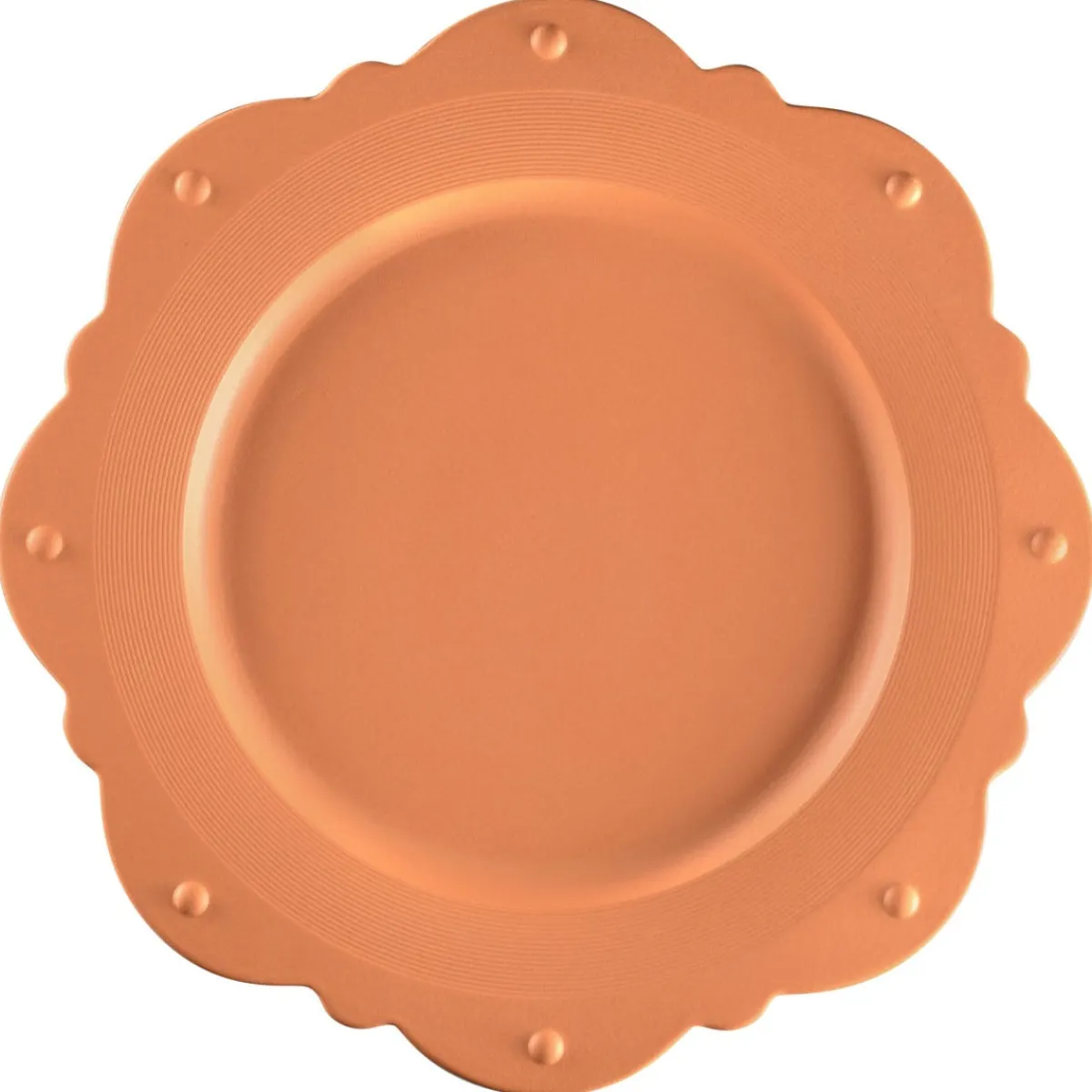 Assiette plate octogonal Tero Décor Prima porcelaine Ø 33,1 cm Earth - RAK New