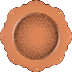 RAK Assiette plate octogonal Tero Décor Denia porcelaine Ø 33,1 cm Earth Discount