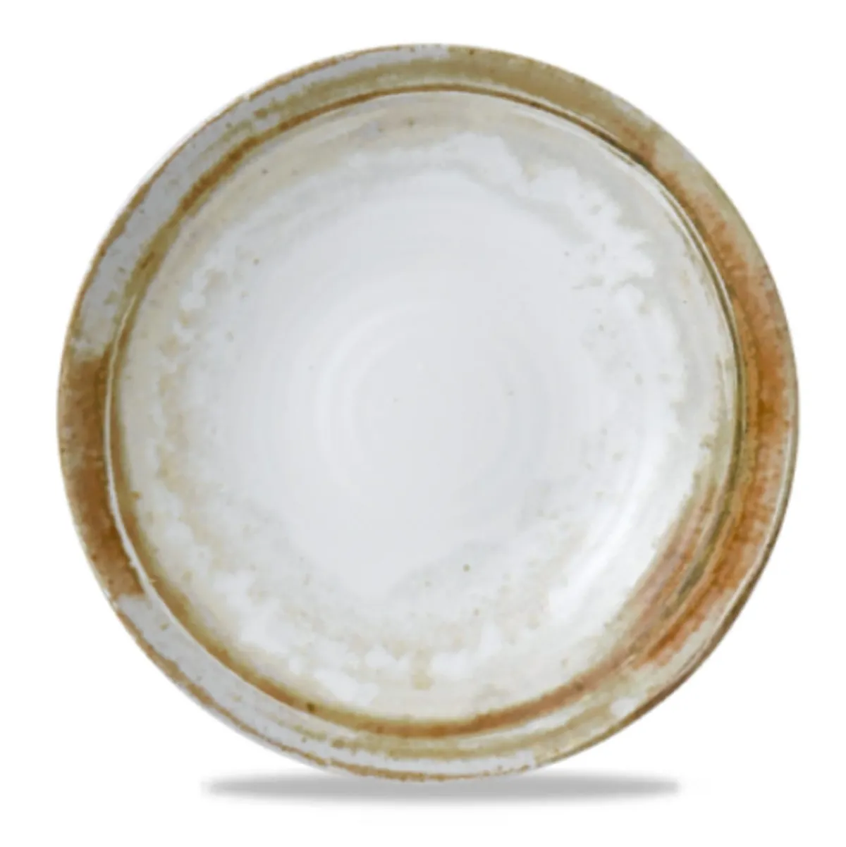 DUDSON Assiette plate organique beige porcelaine vitrifiée Ø 29 cm Finca Sanstone Hot