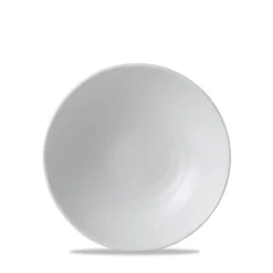 Assiette plate organique blanc porcelaine vitrifiée Ø 16 cm White - DUDSON Clearance