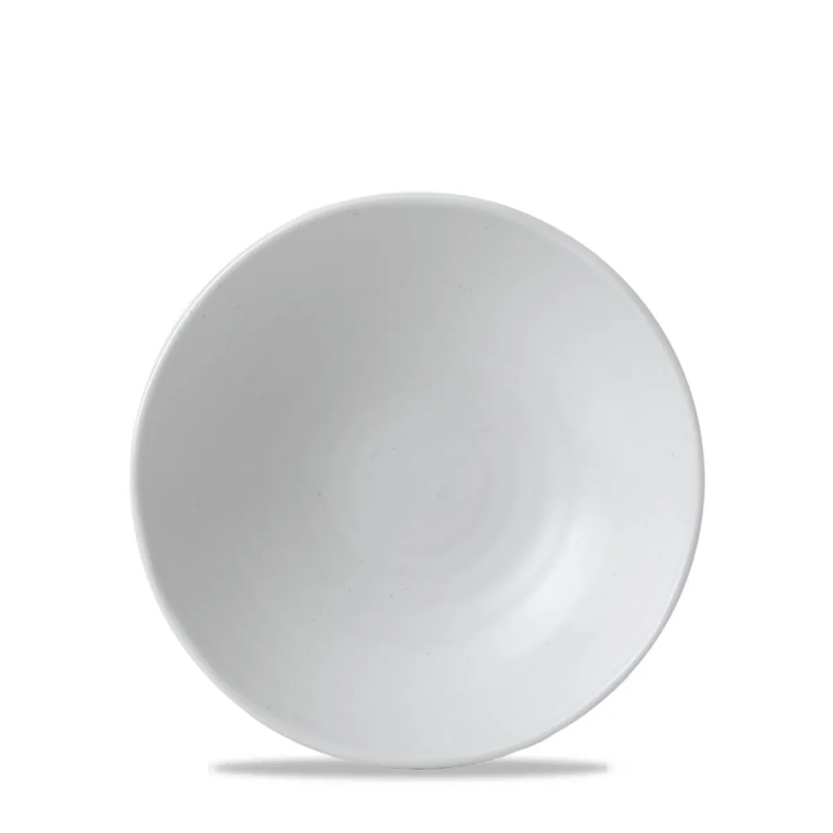 Assiette plate organique blanc porcelaine vitrifiée Ø 16 cm White - DUDSON Clearance