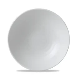 DUDSON Assiette plate organique blanc porcelaine vitrifiée Ø 27 cm White Clearance