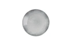 Assiette plate organique bleu porcelaine vitrifiée Ø 16 cm Harvest Flux - DUDSON Clearance