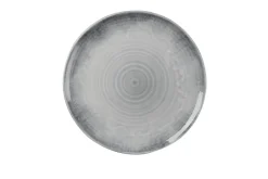 DUDSON Assiette plate organique bleu porcelaine vitrifiée Ø 29 cm Harvest Flux Best