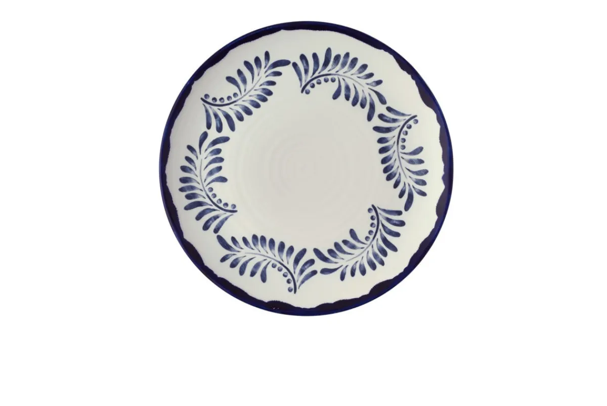 Assiette plate organique Ink porcelaine vitrifiée Ø 29 cm Harvest Mediterranean - DUDSON Hot