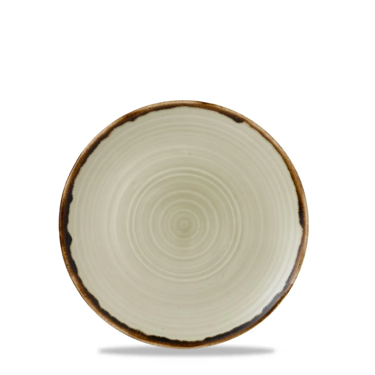 DUDSON Assiette plate organique Linen porcelaine vitrifiée Ø 27 cm Harvest Best