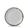 DUDSON Assiette plate organique Natural porcelaine vitrifiée Ø 27 cm Harvest Hot