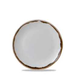 DUDSON Assiette plate organique Natural porcelaine vitrifiée Ø 27 cm Harvest Hot