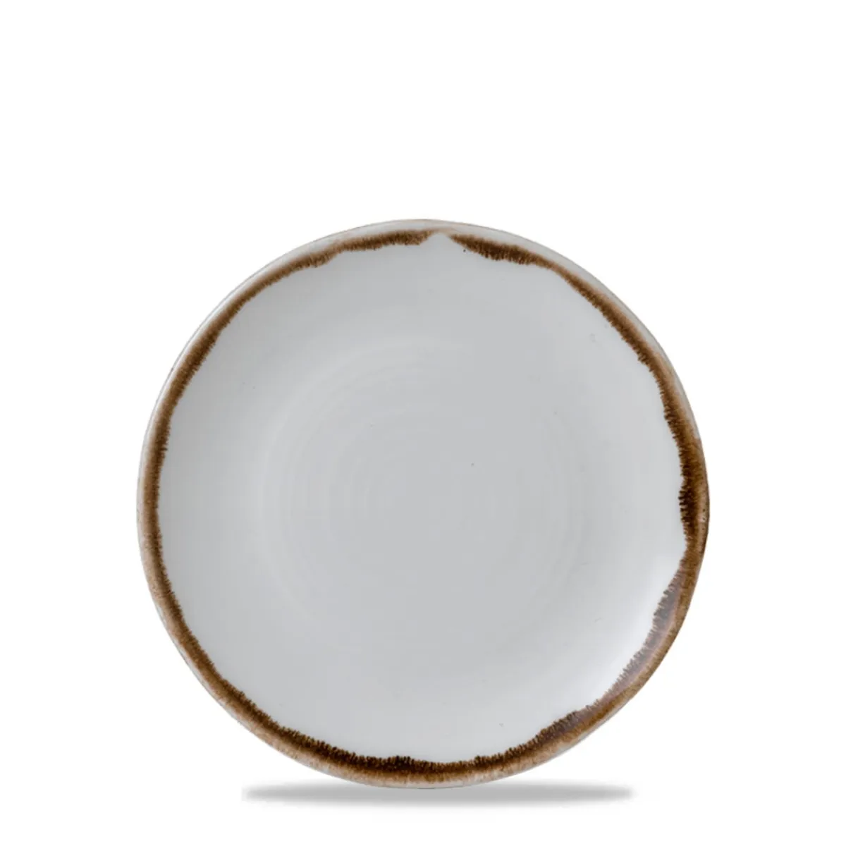 DUDSON Assiette plate organique Natural porcelaine vitrifiée Ø 27 cm Harvest Hot