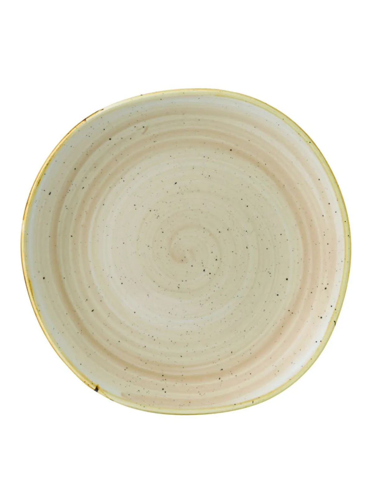 Assiette plate organique rond Nutmeg Cream porcelaine vitrifiée Ø 26,4 cm Stonecast Nutmeg - CHURCHILL Hot