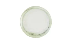 Assiette plate organique vert porcelaine vitrifiée Ø 23 cm Finca Flint - DUDSON Online