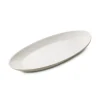REVOL Assiette plate ovale blanc porcelaine culinaire 36x16 cm Madeleine Online