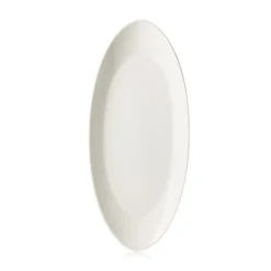 REVOL Assiette plate ovale blanc porcelaine culinaire 36x16 cm Madeleine Online