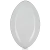 Assiette plate ovale blanc porcelaine culinaire 35x22 cm Equinoxe - REVOL Clearance