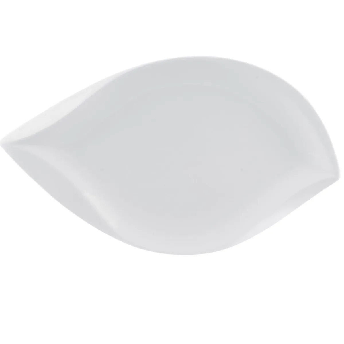 PRO.MUNDI Assiette plate ovale blanc porcelaine 36,5x21 cm Folia New