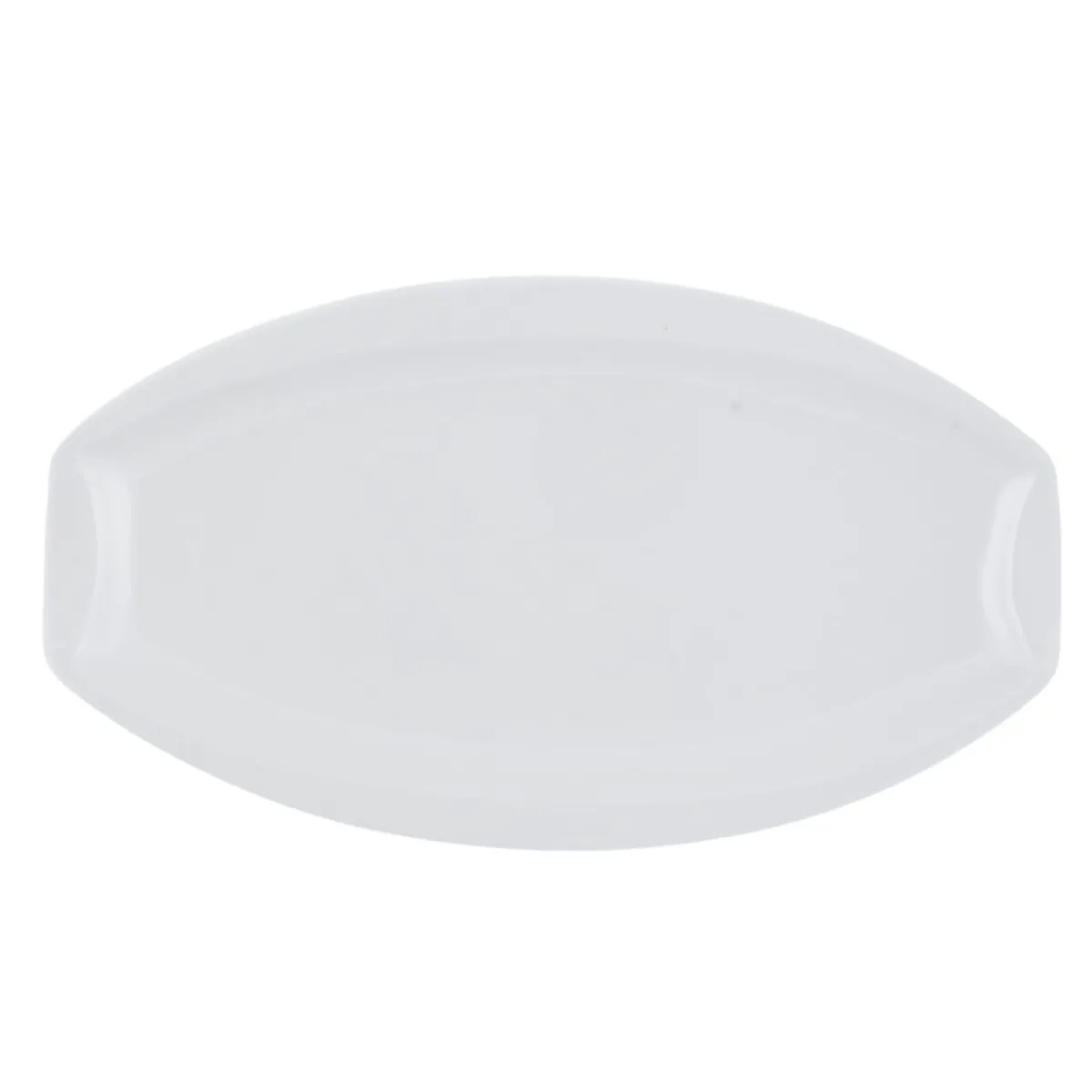 PRO.MUNDI Assiette plate ovale blanc porcelaine 31x18 cm Matcha Sale