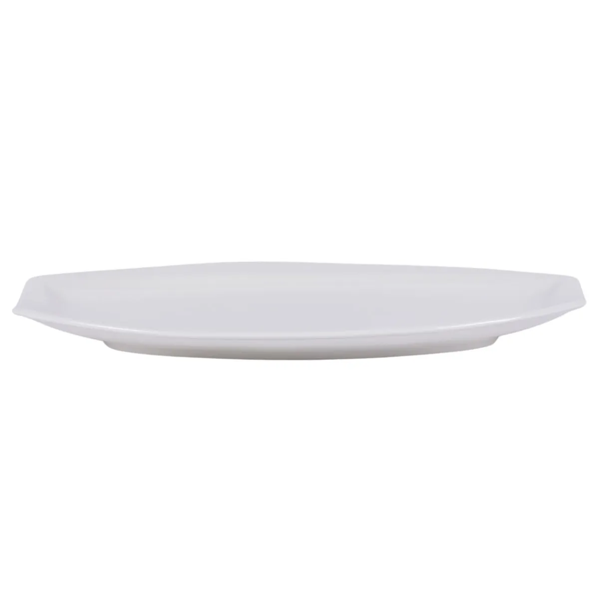 PRO.MUNDI Assiette plate ovale blanc porcelaine 31x18 cm Matcha Sale