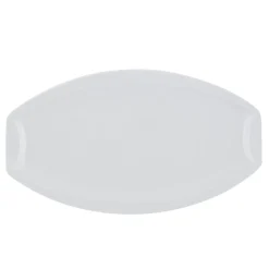 Assiette plate ovale blanc porcelaine 37x21 cm Matcha - PRO.MUNDI Sale
