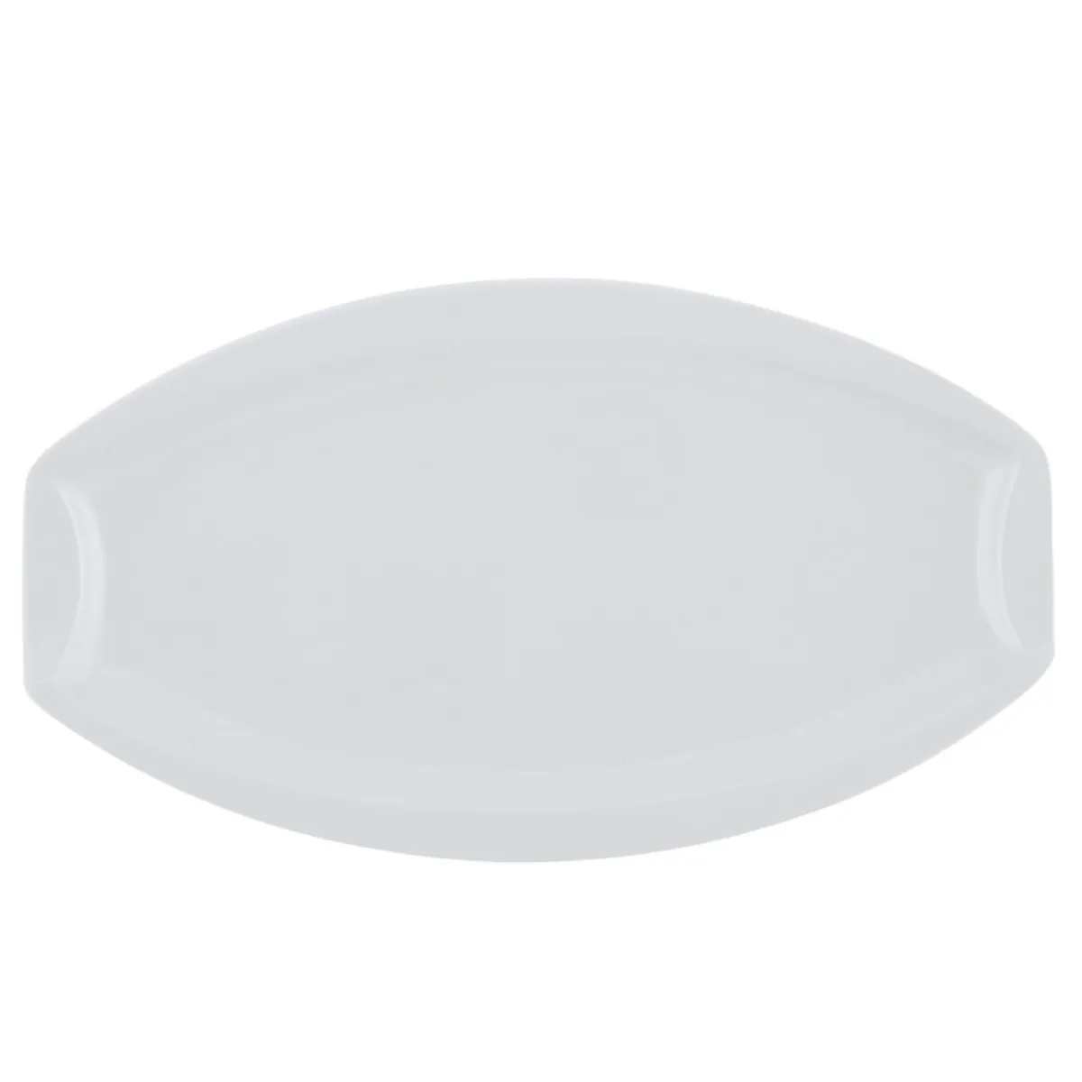 Assiette plate ovale blanc porcelaine 37x21 cm Matcha - PRO.MUNDI Sale