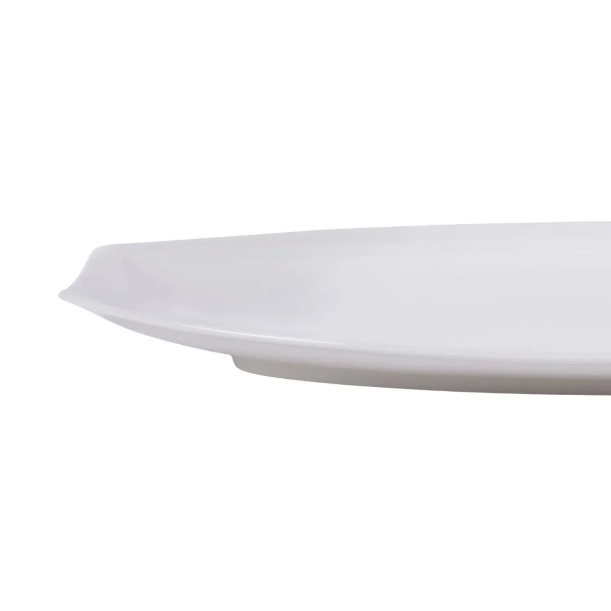 Assiette plate ovale blanc porcelaine 37x21 cm Matcha - PRO.MUNDI Sale