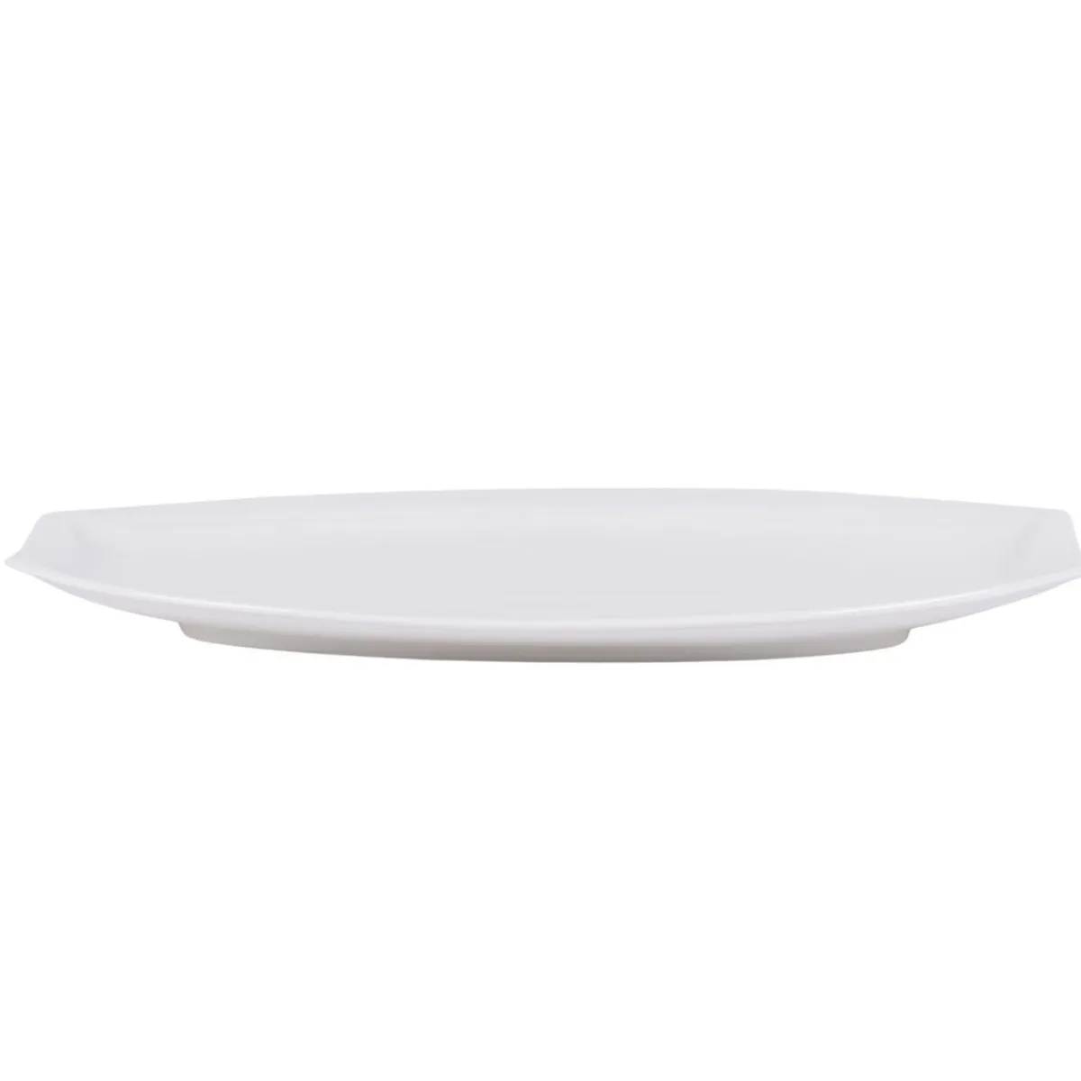Assiette plate ovale blanc porcelaine 37x21 cm Matcha - PRO.MUNDI Sale