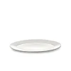SERAX Assiette plate ovale blanc porcelaine 24,5x15 cm Silhouette
