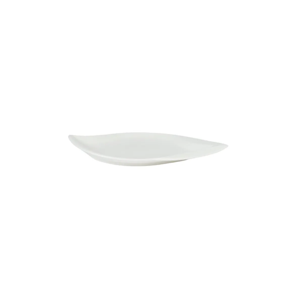 PRO.MUNDI Assiette plate ovale blanc porcelaine 19x11 cm Folia Discount
