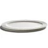 SERAX Assiette plate ovale blanc porcelaine bone china 34x22 cm Nido