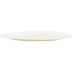 RAK Assiette plate ovale ivoire porcelaine vitrifiée 32,8x25,1 cm Shaped