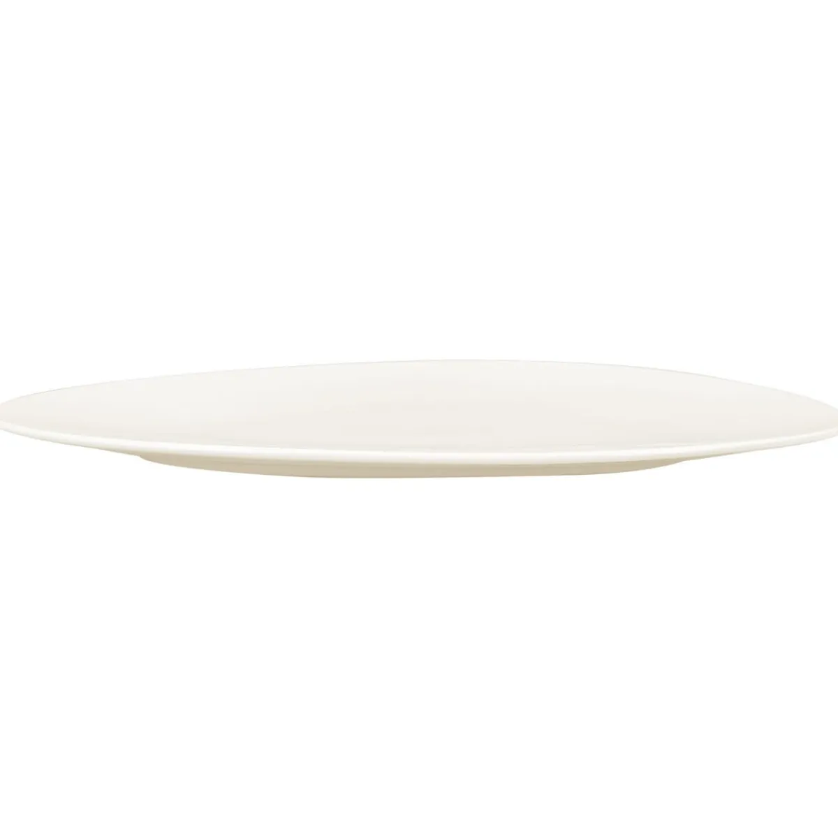 RAK Assiette plate ovale ivoire porcelaine vitrifiée 32,8x25,1 cm Shaped