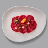 Assiette plate ovale ivoire porcelaine vitrifiée 22,2x18,1 cm Shaped - RAK Hot