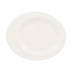 RAK Assiette plate ovale ivoire porcelaine vitrifiée 17,1x14 cm Giro Outlet