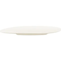 Assiette plate ovale porcelaine vitrifiée 21,2x15,6 cm Shaped - RAK New