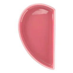 Assiette plate partie gauche rose porcelaine 10x18 cm Cliché - RAK Sale