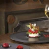 Assiette plate petite aile rond noir porcelaine vitrifiée Ø 32,8 cm Neo Fusion - RAK New