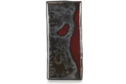 REVOL Assiette plate rectangulaire gris porcelaine culinaire 30x13,5 cm Solstice Discount
