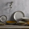 Assiette plate rectangulaire Natural porcelaine vitrifiée 35,5x18,9 cm Harvest - DUDSON New
